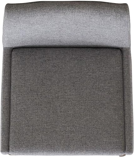 Miniatura 6 de Liberty Furniture Space Savers - Silla auxiliar tapizada para comedor (RTA), juego de 2, nogal satinado