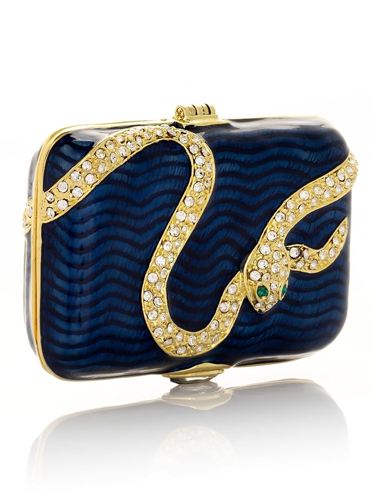 Amazon.co.jp: ブルーボックスwith Snake Trinketボックス