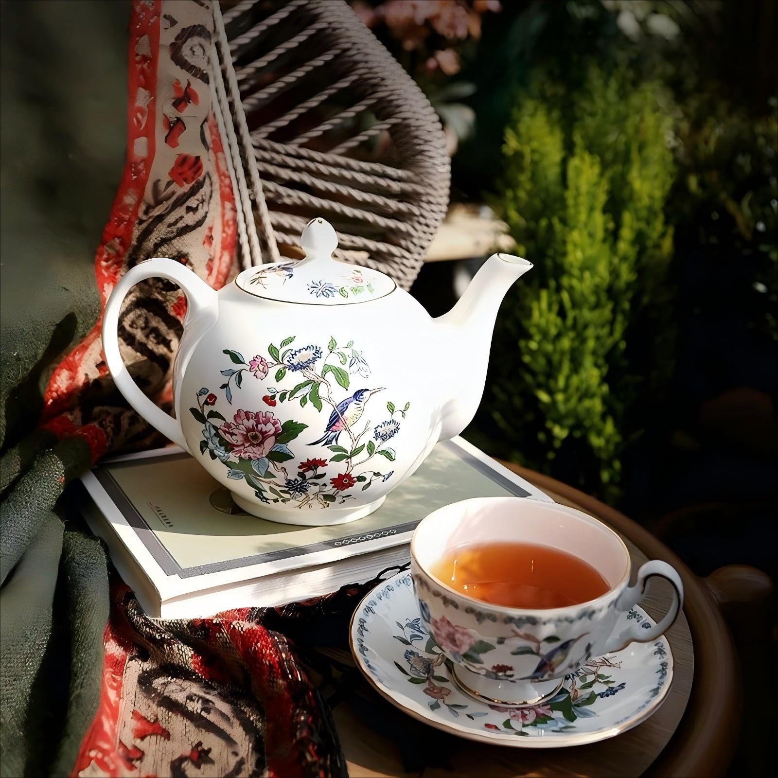 Amazon.com | Aynsley Porcelain Tea Set Adult Ceramic Tea Set