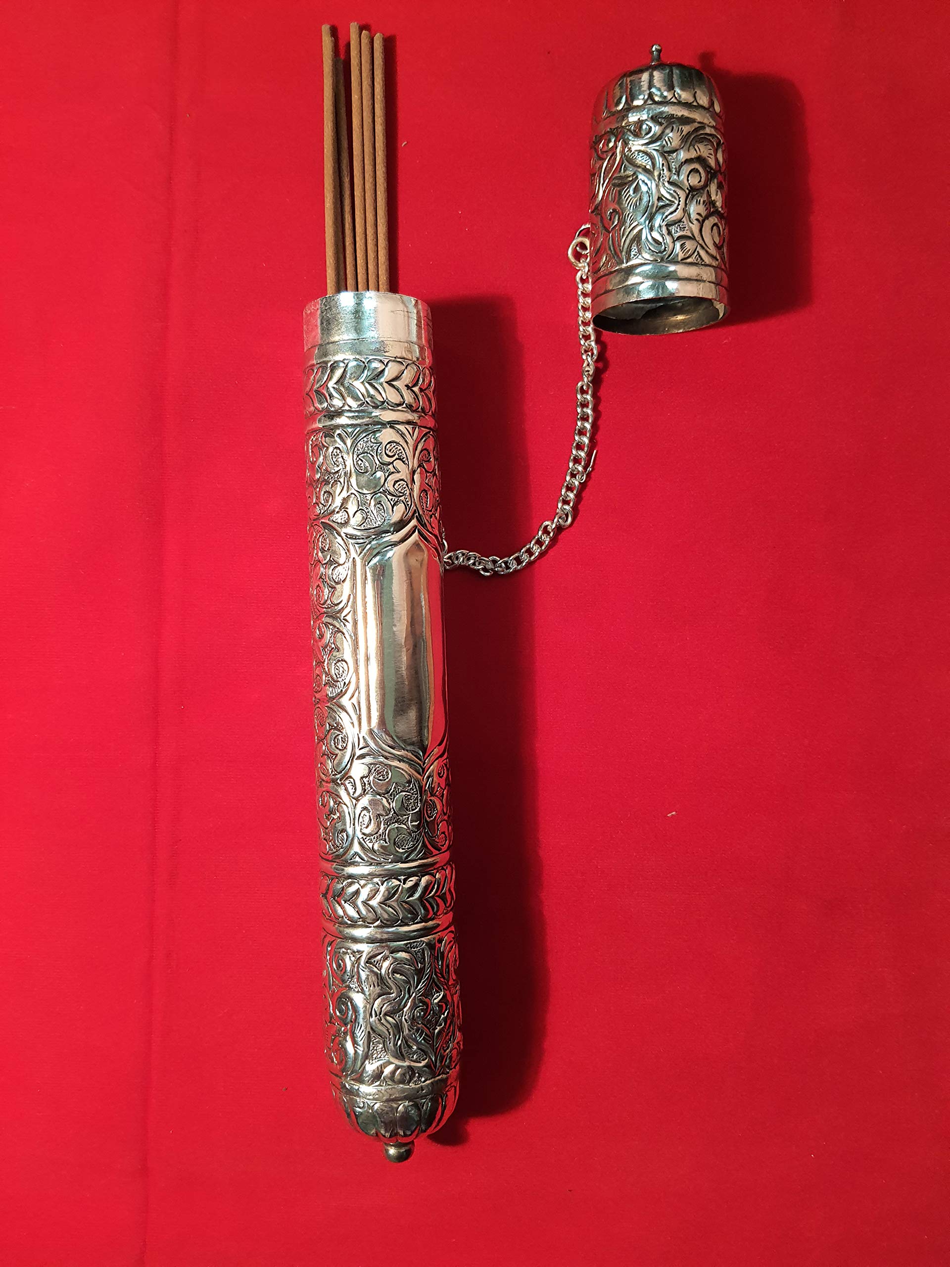 Brass Silver platted/White Metal Small Sized Used as Incense