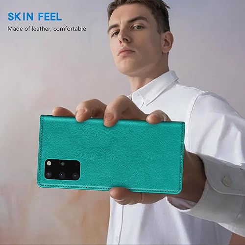 Miniatura 191 de ZZXX Funda tipo cartera para Samsung Galaxy S20 con bloqueo RFID, soporte de ranura para tarjetas, funda protectora de cuero magnético fuerte