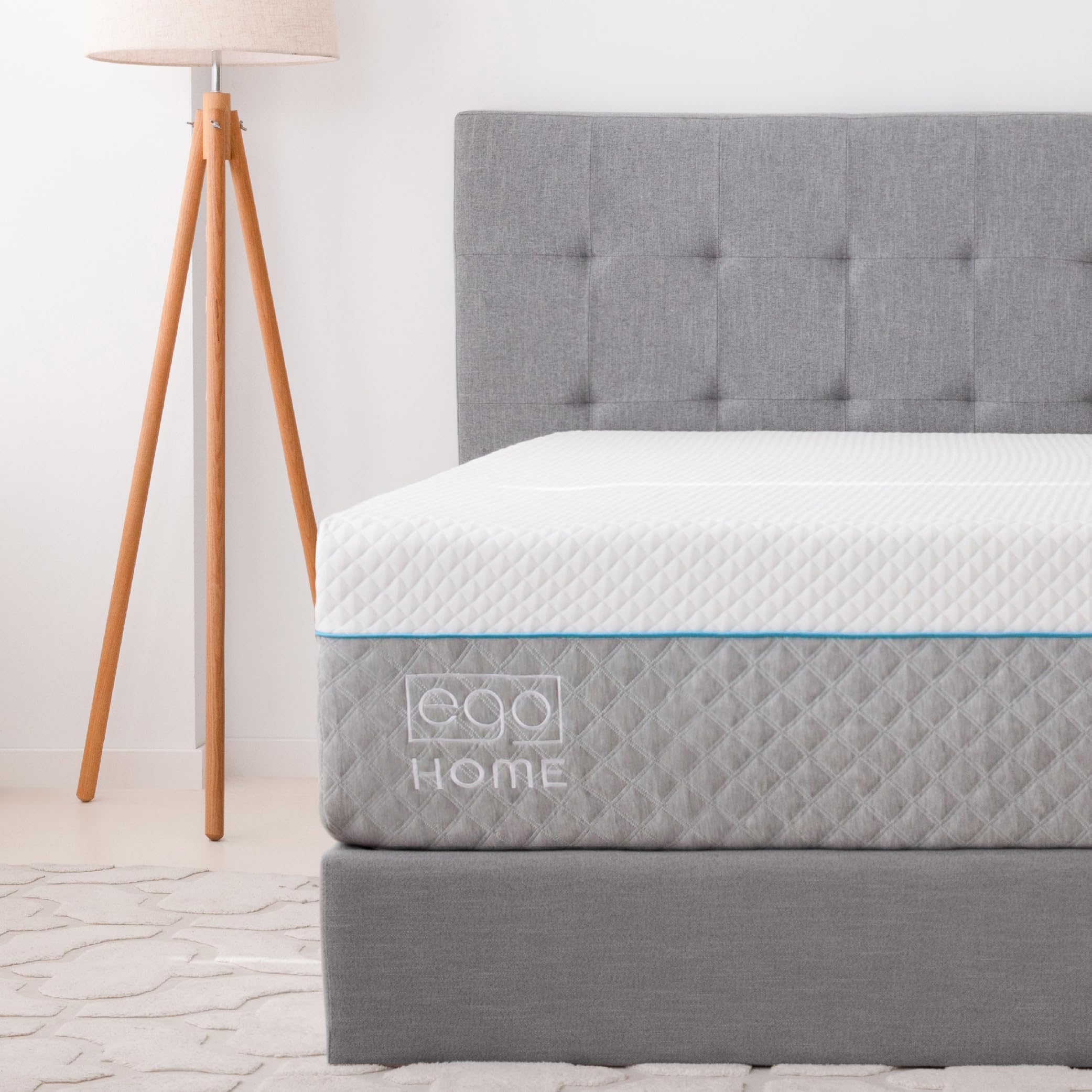 RIPPOU Queen Mattress 14 Inch, BambooCharcoal Gel Memory