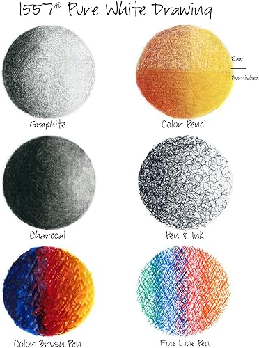 Miniatura 5 de Canson Artist Series - Papel de dibujo, bloc de alambre, 9 x 12 pulgadas, 24 hojas (80 libras4.59 oz), papel de artista para adultos y estudiantes,