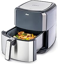 Oster DiamondForce Nonstick XL 5 Quart Digital Air Fryer, 8 Functions with Digital Touchscreen