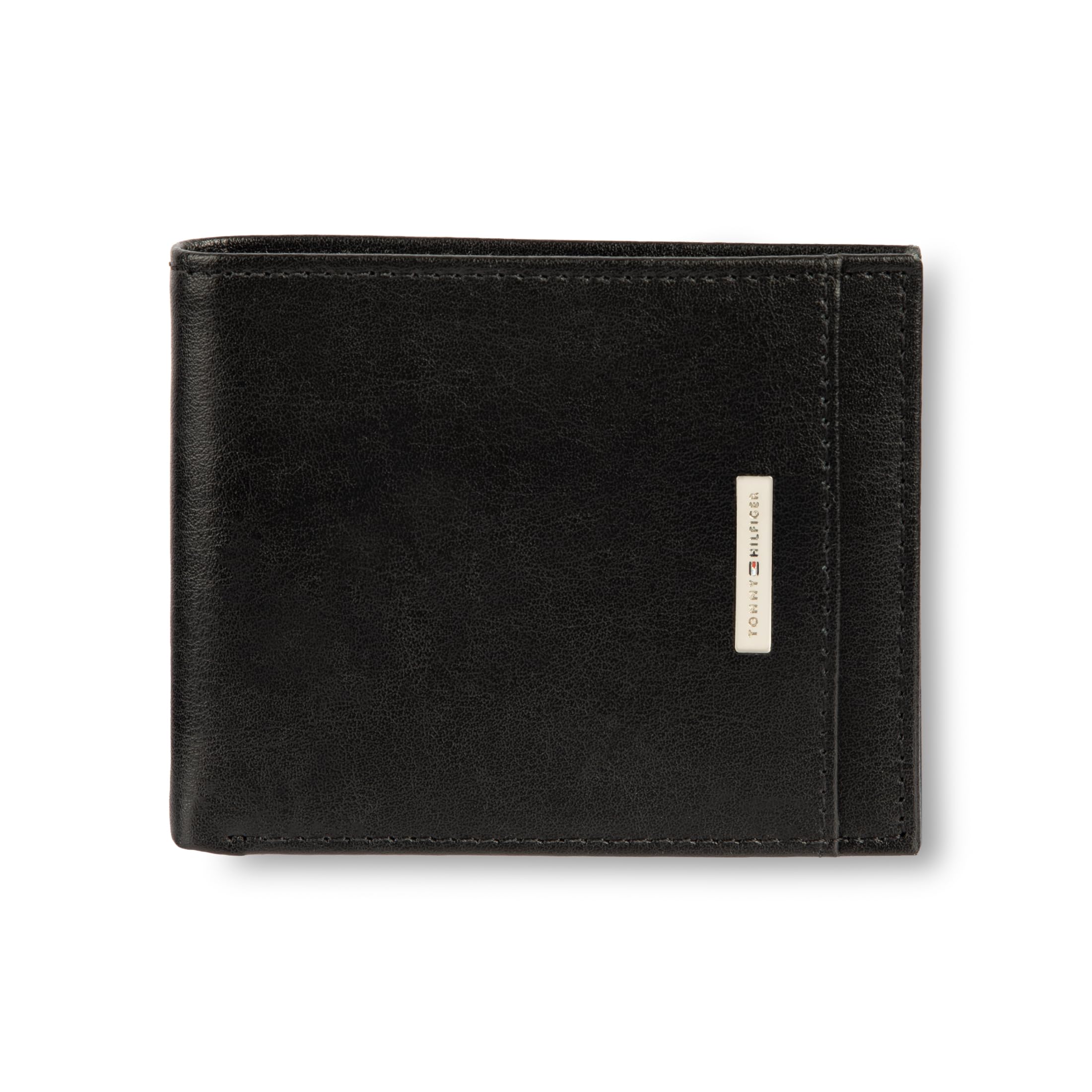 Men's Leather Minato Slimfold Wallet, Black, One Size
