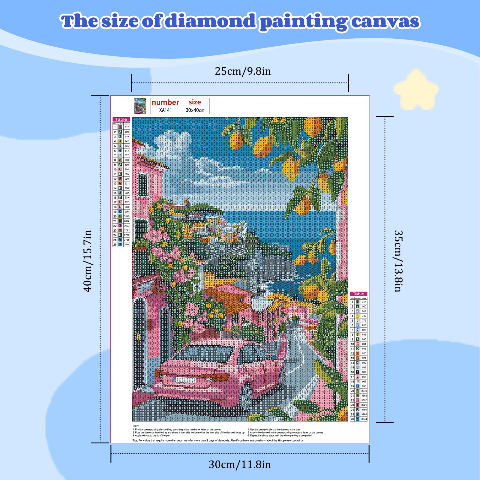 Papier Peint Autocollant 3D – Diamants Et Fleurs H923, Amovible, Sans Marque