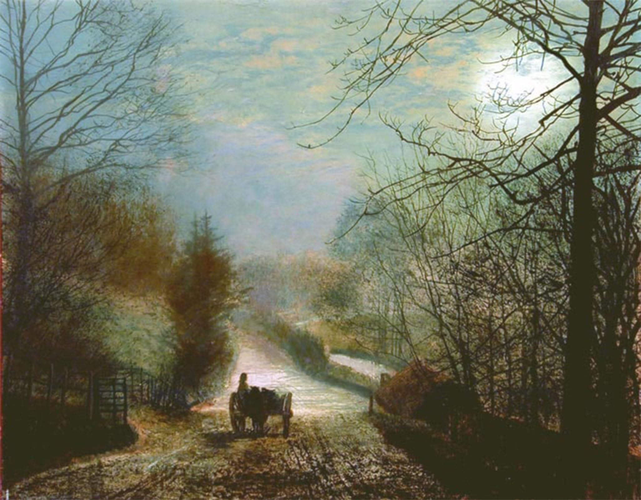 Toile Grimshaw Forge Valley 60x90cm pour décoration salon - 5