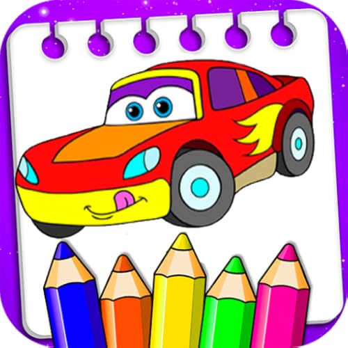 Car coloring games - Color Cars painting for Kids