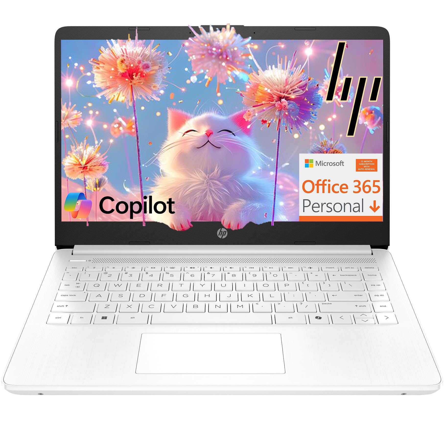 HP Ultrabook 2026 Laptop, Office 365, Copilot AI, Intel CPU, Windows 11 S | WiFi 6, Bluetooth, Micro Edge Display, Longtime battery life, Fast Charge & Portable Design, Ideal for Students & Business