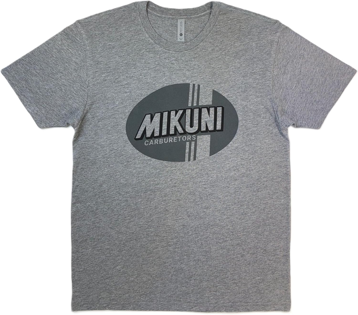 Mikuni Brand Heather Gray Vintage Logo T-Shirt