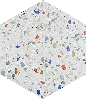 Merola Tile Venice Hex Colors Light 8-5/8