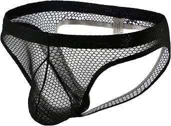 Swbreety Mens See Through Mesh Jockstrap Underwear Jock Strap Backless Underpants