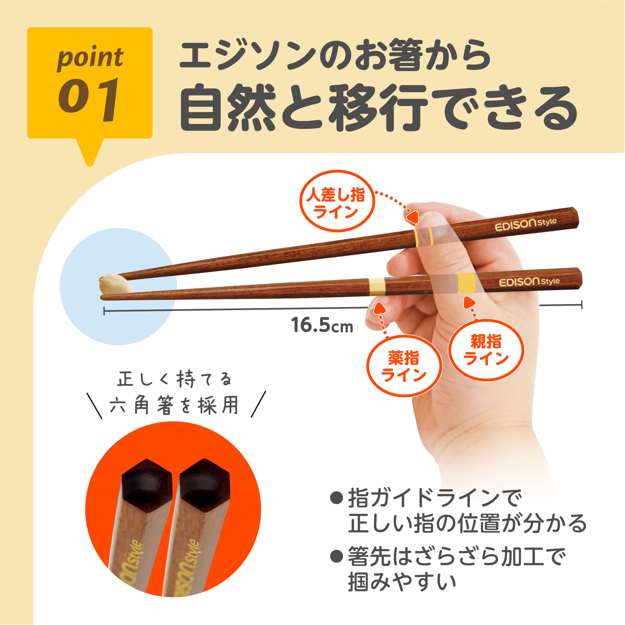 エジソン お箸、スポーク上手に食べられる 2個 Amazon.co.jp: EDISONmama(エジソンママ) お箸+スポーク コンビセット