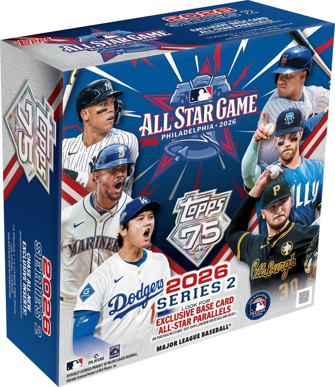 2026 TOPPS 75TH Anniversary - Series 2 MLB All-Star Game MEGA Box - Real One Autographs,…