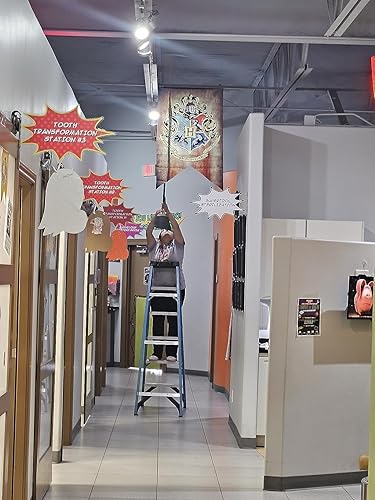 Miniatura 7 de Wizard House Flag Banner 50" x 30" Boys Girls Party Supplies Ultra Premium Indoor Outdoor Party Yard Flag Wall Decals Magical Wizard School Party