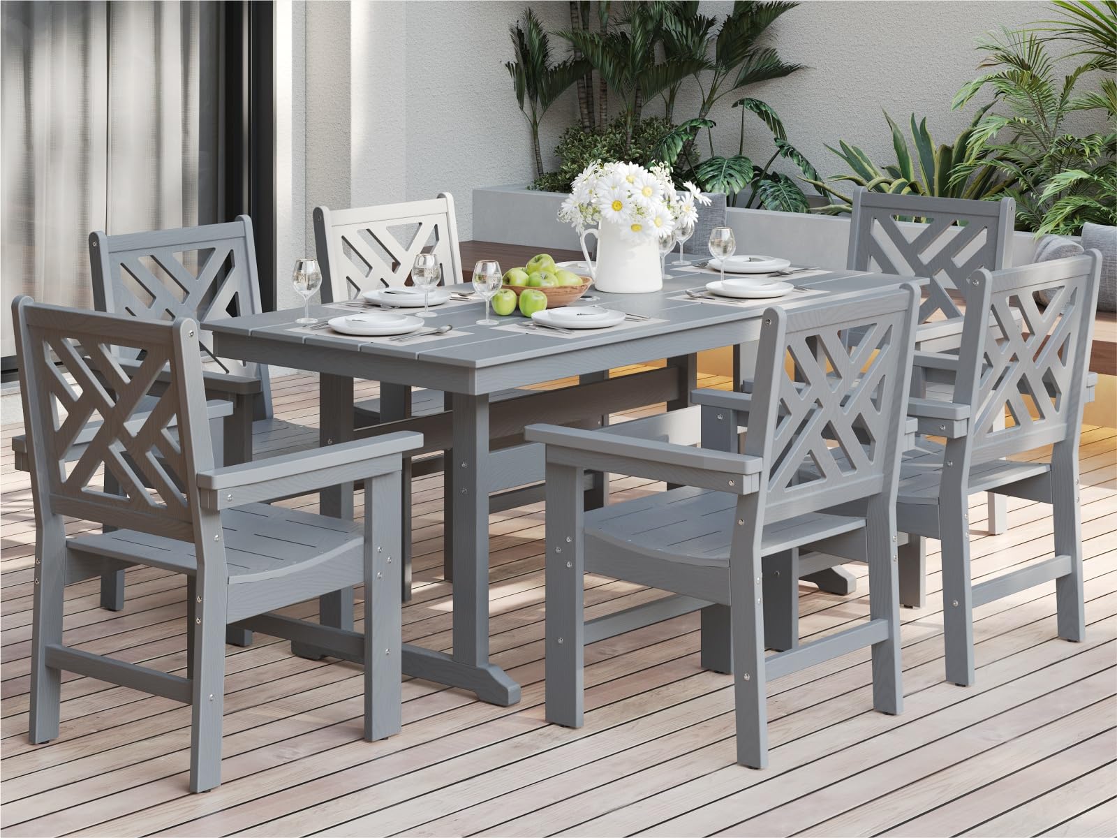 BIVODA 7-Piece Outdoor Dining Set