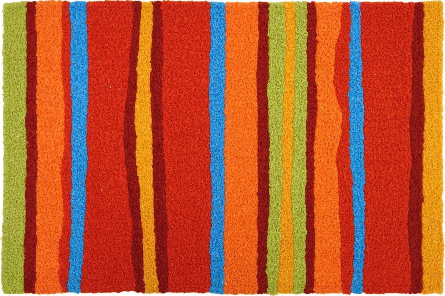 Jellybean Fiesta Stripes Accent Area Rug Home & Kitchen