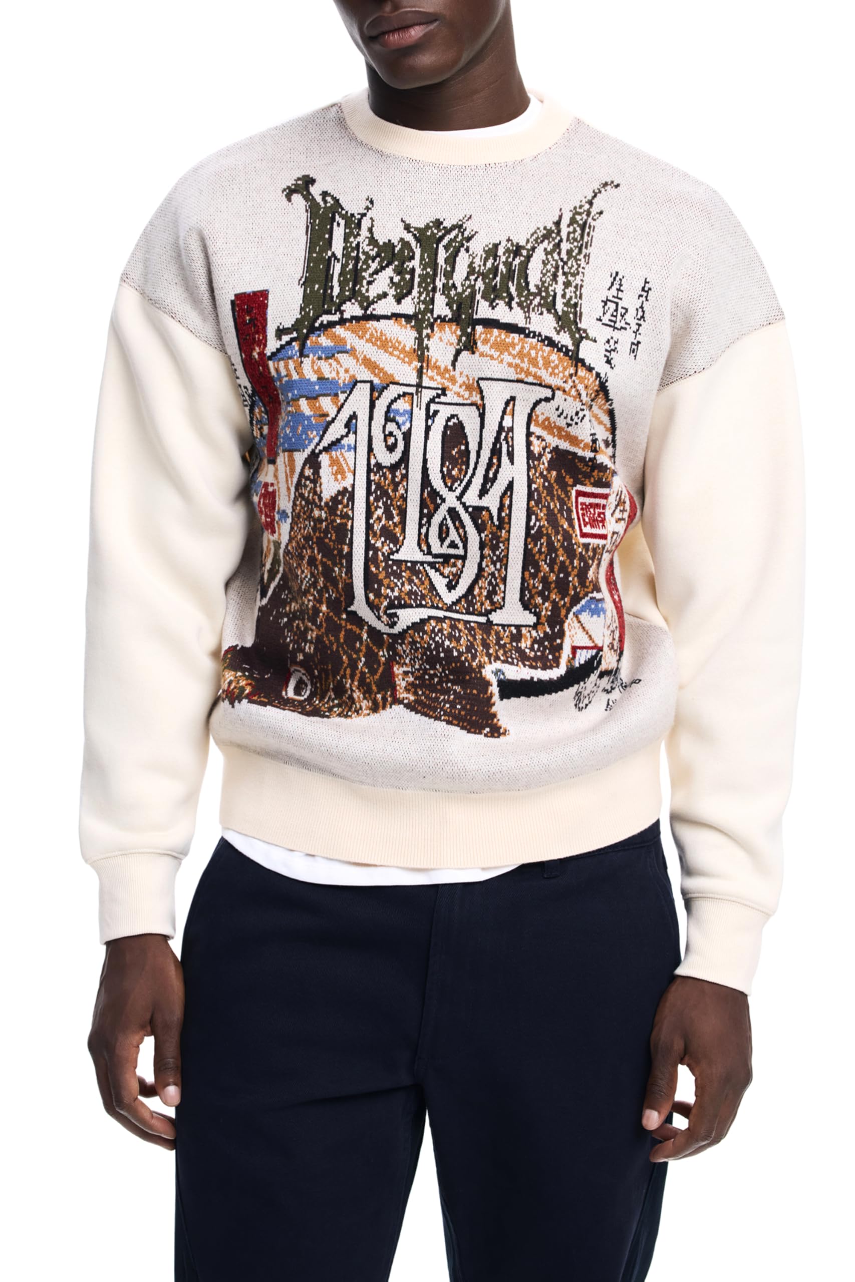 Desigual Herren Sweat_Milton Sweatshirt