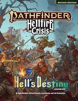 Pathfinder Adventure Path Hells Destiny Hardcover, Levels 10-20 Campaign