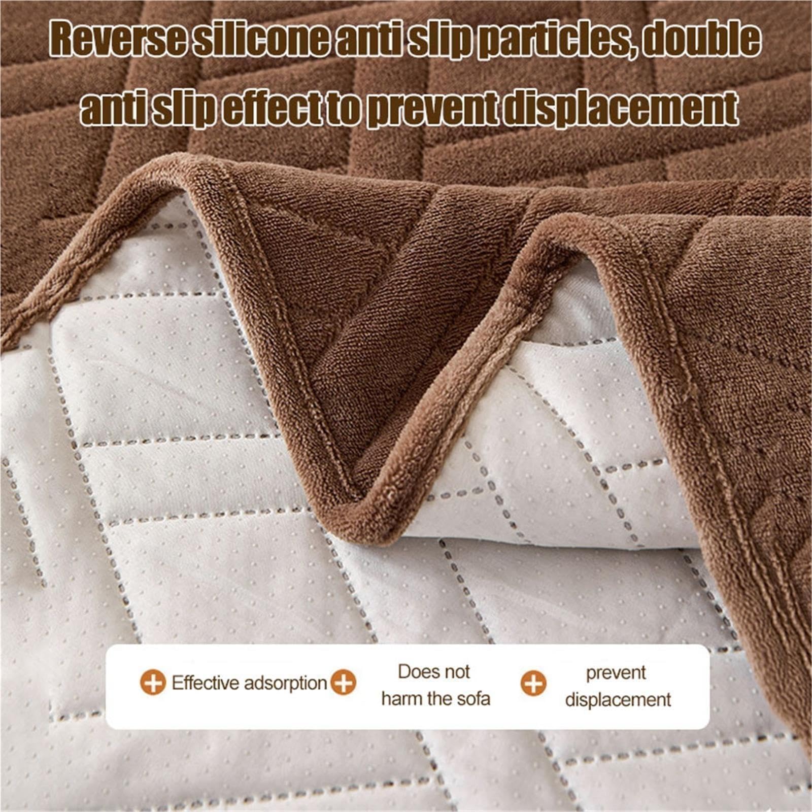 Housse de canapé, Housse de canapé antidérapante, for Forme de L(Dark Gray,90-180cm)