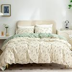Boho Queen Duvet Cover, 100% Microfiber Ethnic Bohemian Colorful Bedding Set for Men Women, Yellow Orange Modern Geo Bohemian Print Duvet Cover, with Zipper Closure Luxury Soft Durable (Queen, 3pcs)