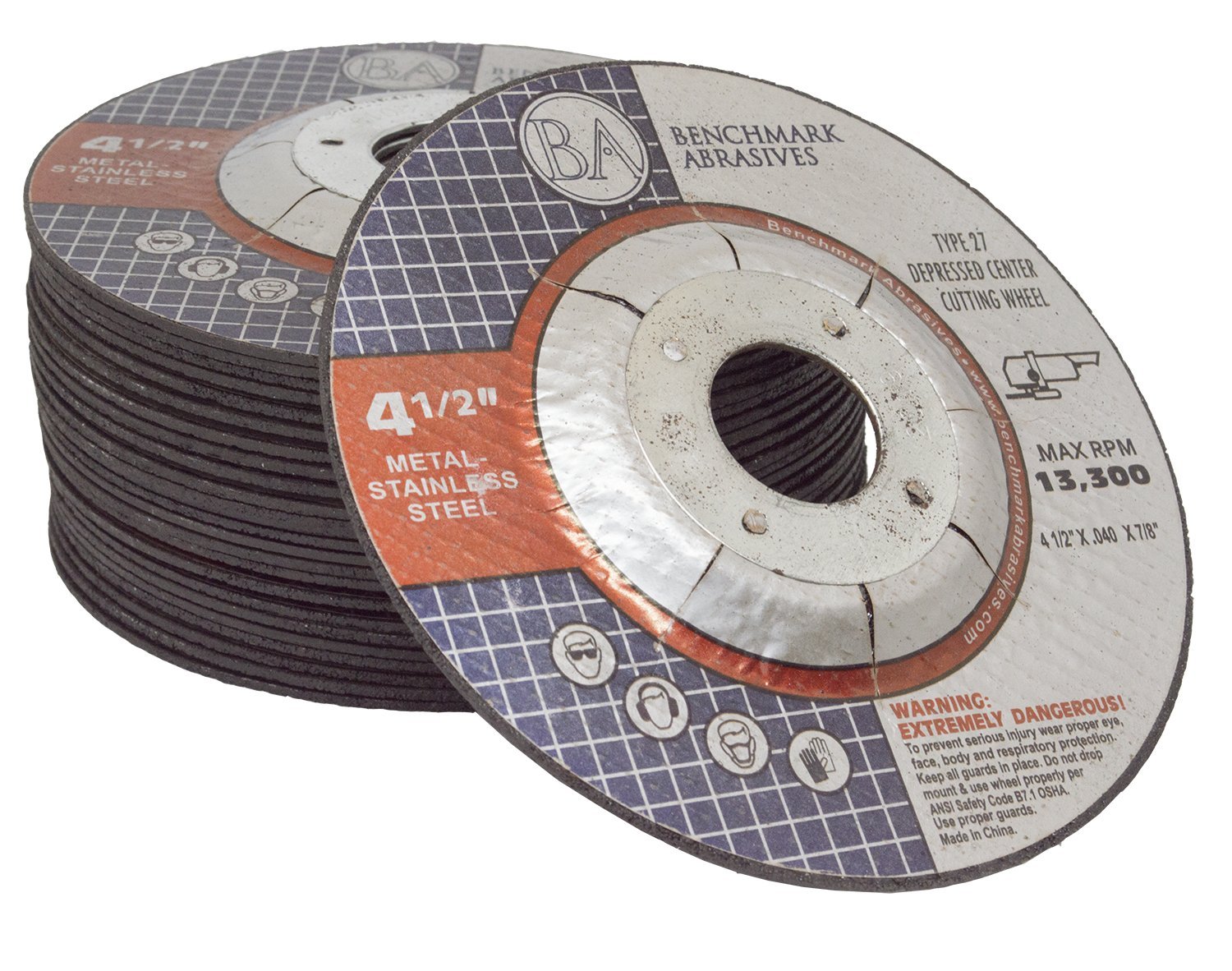Benchmark Abrasive Cut-Off Wheels - 50 Pack -2