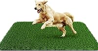 Vista 1 de Almohadilla de césped para perros de 28 x 40 pulgadas, de fuerte absorción, césped artificial suave para mascotas para entrenamiento de orinales