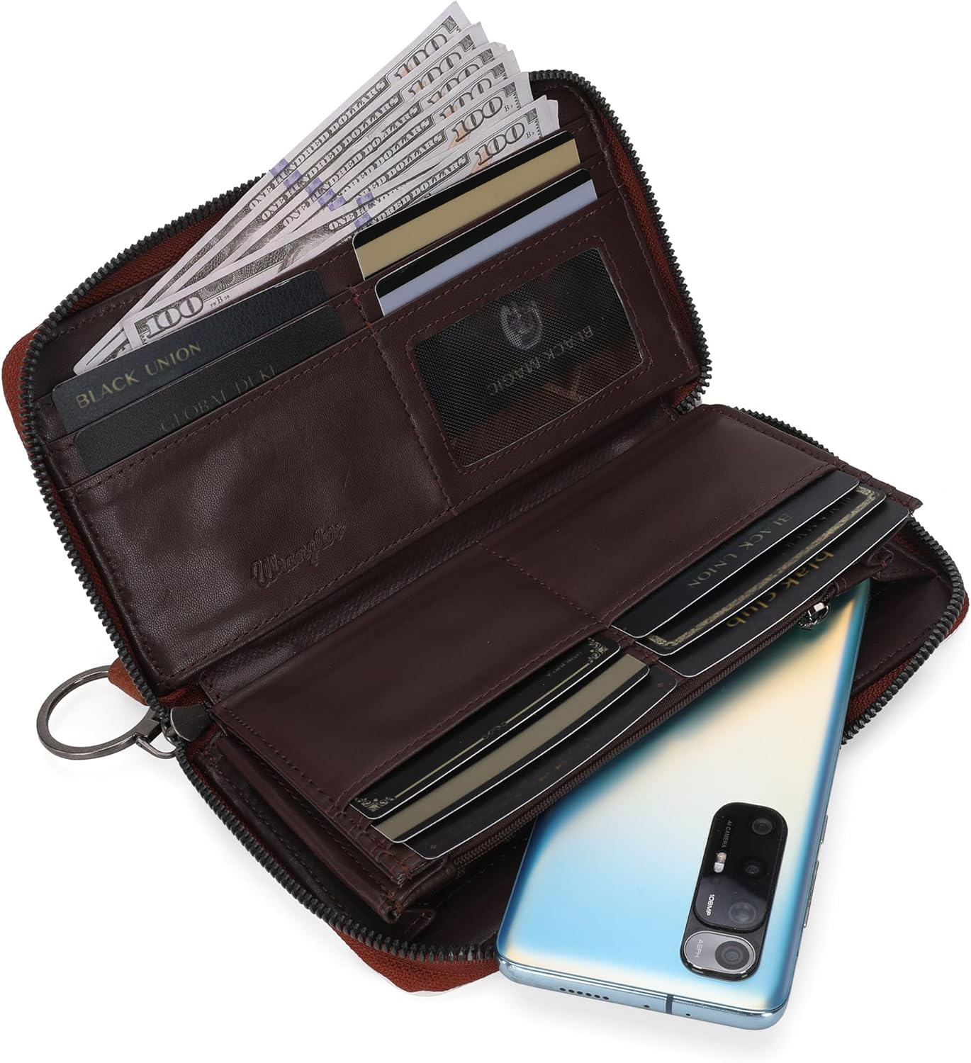 X Wrangler Wristlet Western Wallet Boho Aztec Credit Card Holder for Women - Image 2