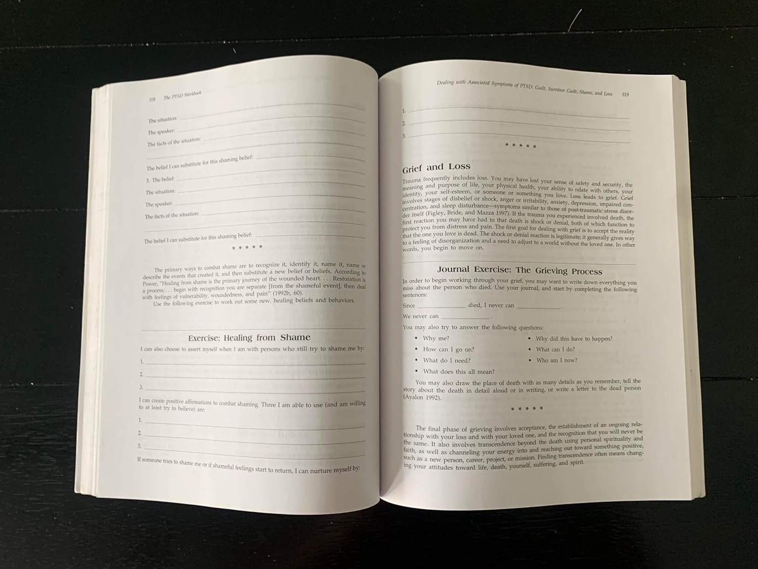 The PTSD Workbook: Simple, Effective Techniques for Overcoming Traumatic Stress Symptoms