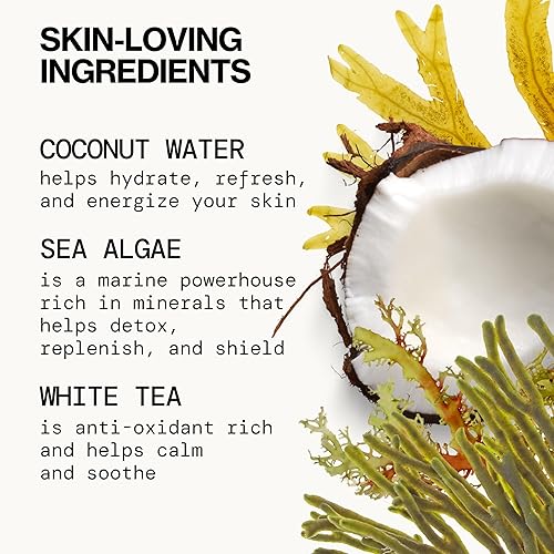 Miniatura 9 de Pacifica Dúo de lavado facial  Limpiador iluminador con vitamina C Glow Baby + limpiador suave de espuma de mar, juego de lavado facial exfoliante