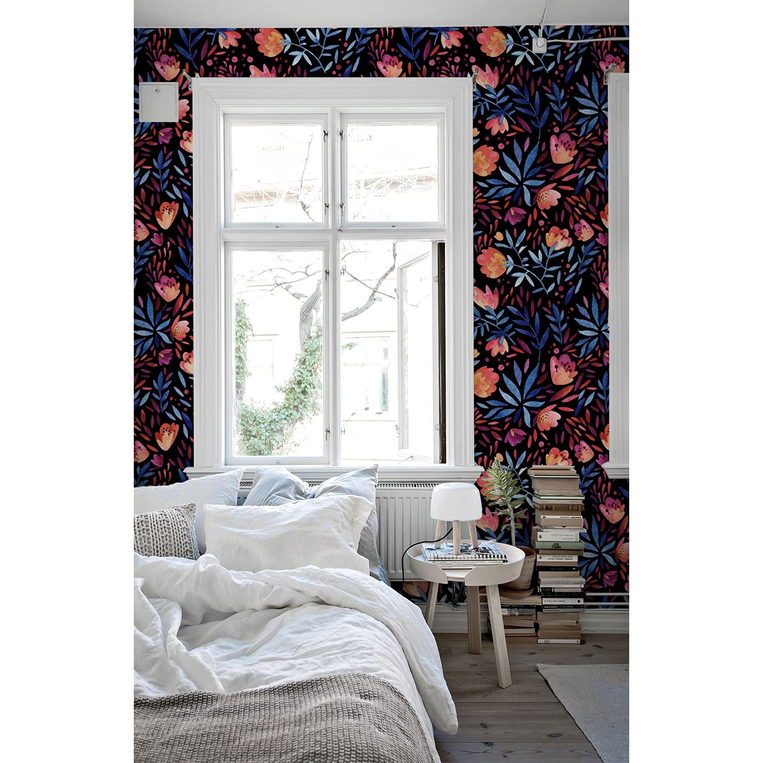 Stickers muraux fleurs florales pour décorer la chambre et le salon