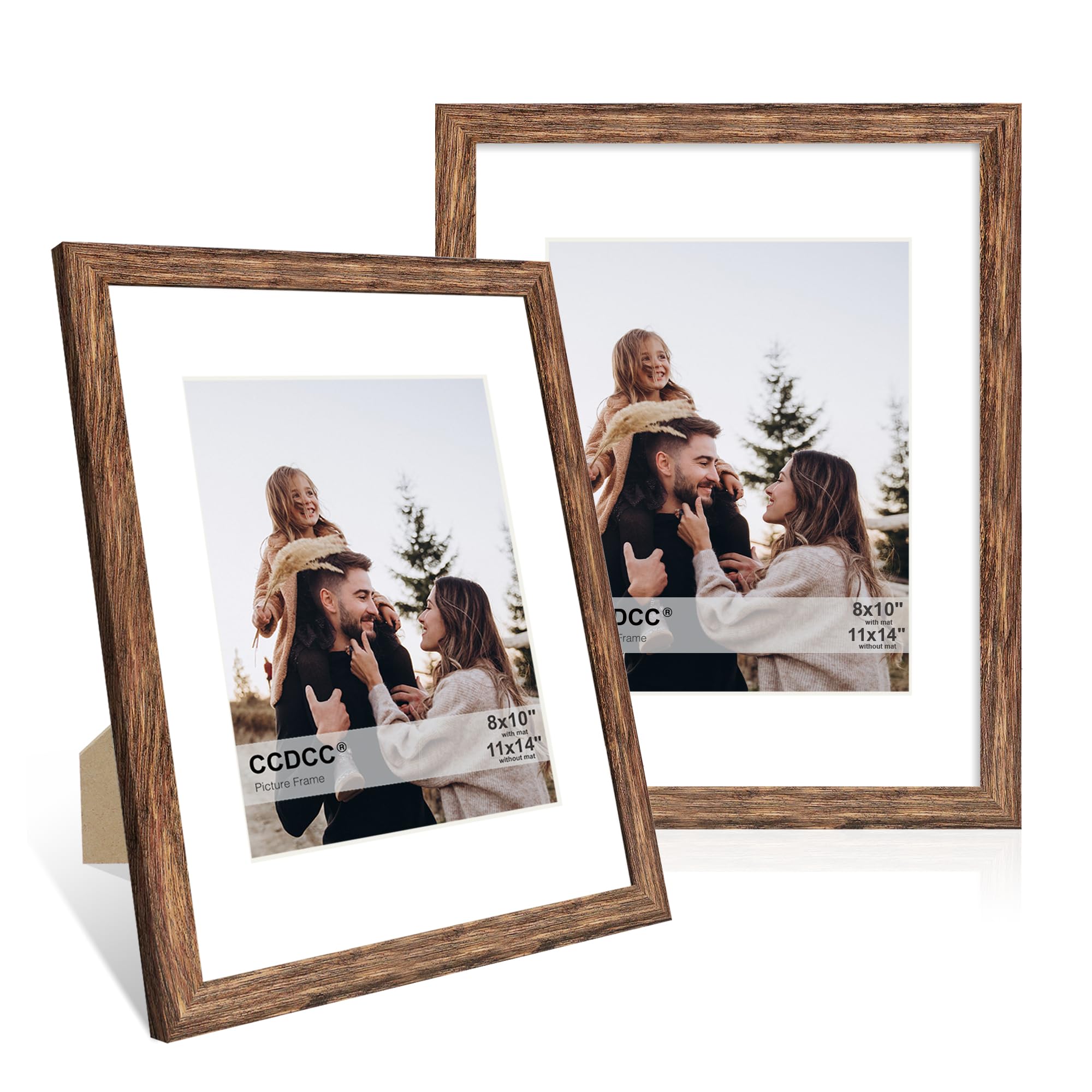 11x14 Picture Frame Set of 2 with Mat