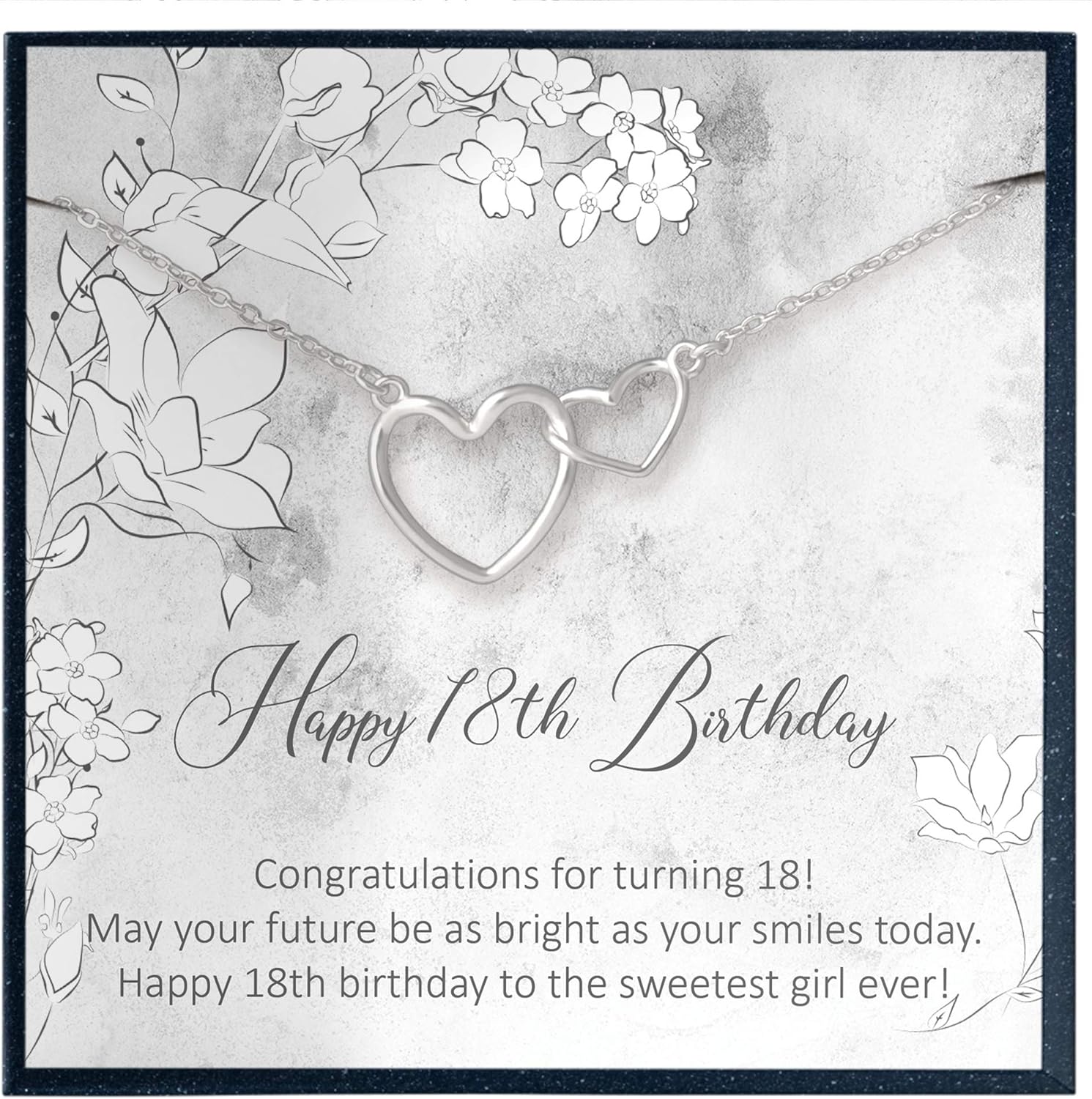 18th Birthday Gifts for Girls, Gifts for 18 Year Old Girl Birthday Gifts for 18 Birthday Necklace for Girls Birthday Gifts for Eighteen Birthday Gift