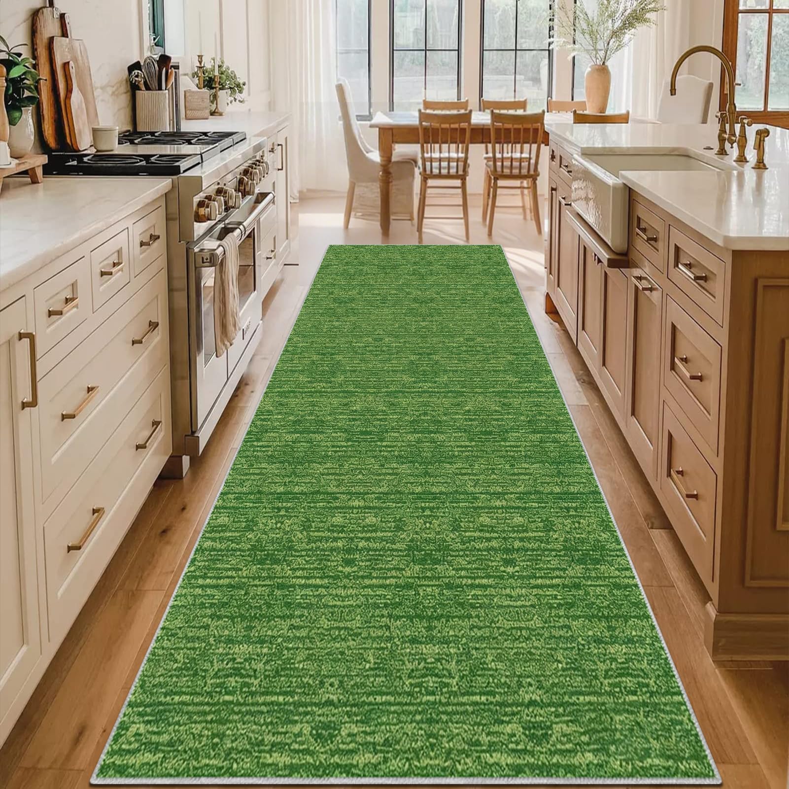 Alfombra cocina lavable y felpudo de entrada largo para proteger pasillos y zonas de lavandería
