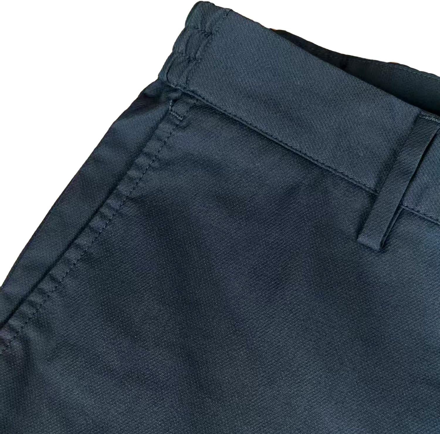 Men's Fashion Business Dress Pants Sides Elastic Waist Slim Fit Casual Golf Pants - Image 4