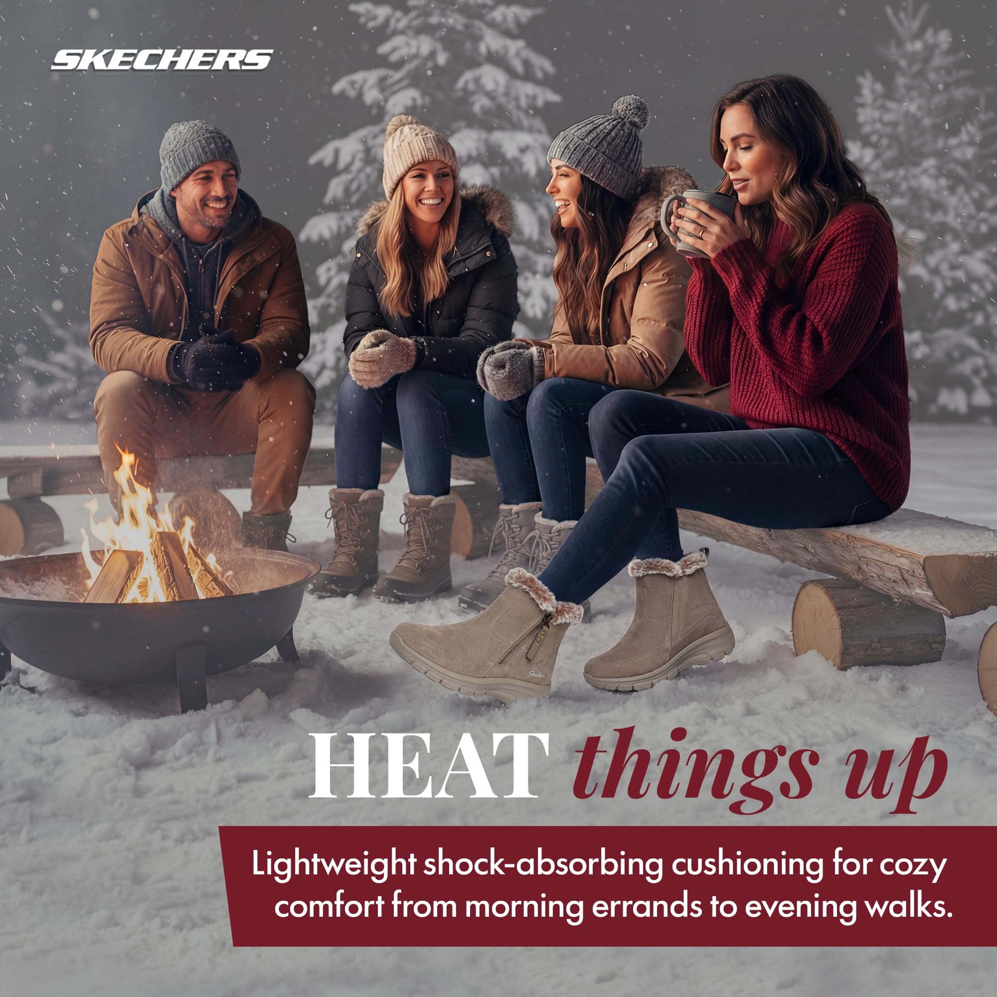 Skechers Kobiety Easy Going Cool Zip!Buty za kostkę