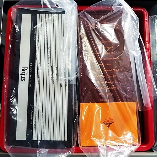 Miniatura 2 de 1 caja 5XL funda exterior de 4 mil sin solapa, para discos de vinilo de 13+ LP 33 rpm, bolsa de polietileno de plástico de polietileno (+ 1