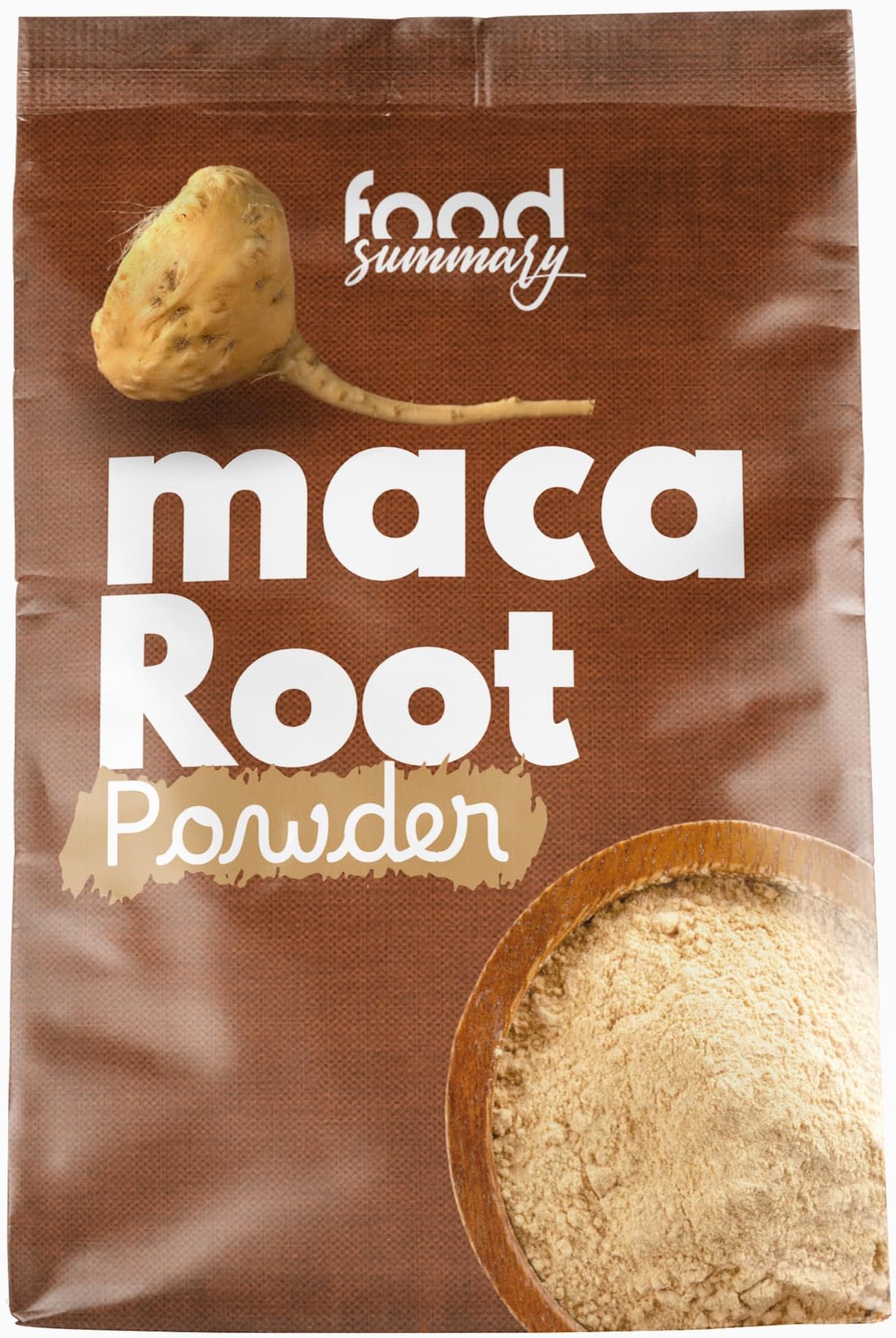 Food Summary Maca Root Powder -Helps Increase Vigor and Performance, Supports Vitality, 125g