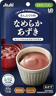 アサヒグループ食品 まんぷく日和 なめらかあずき65g かまなくてよい