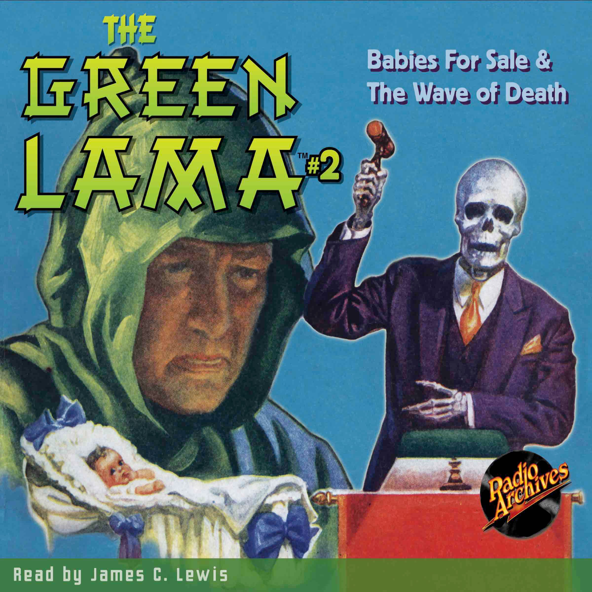 Cover art for The Green Lama #2: Babies for Sale &amp; The Wave of Death