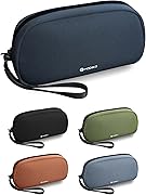 ガジェットポーチ 大容量 自立 トラベルポーチ PC周辺小物収納ポーチ 小物入れ バッグ 便利グッズ 撥水 旅行・日常用 超軽量 コンパクト ギフト (ブルー)