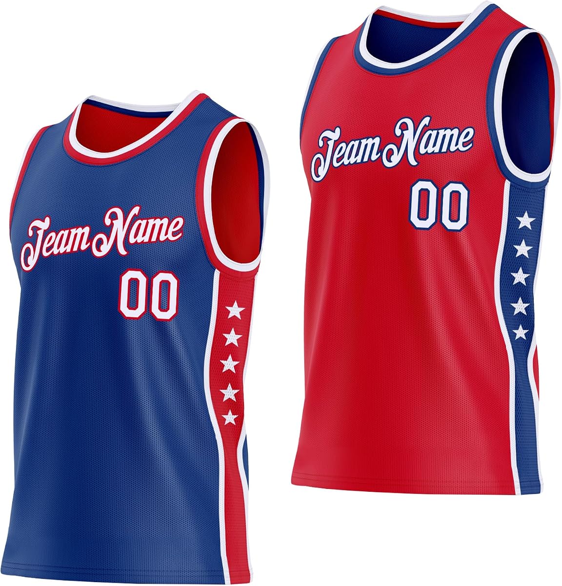 Camiseta y pantalones cortos de baloncesto reversibles personalizados, trajes de baloncesto impresos personalizados para hombres y mujeres jóvenes