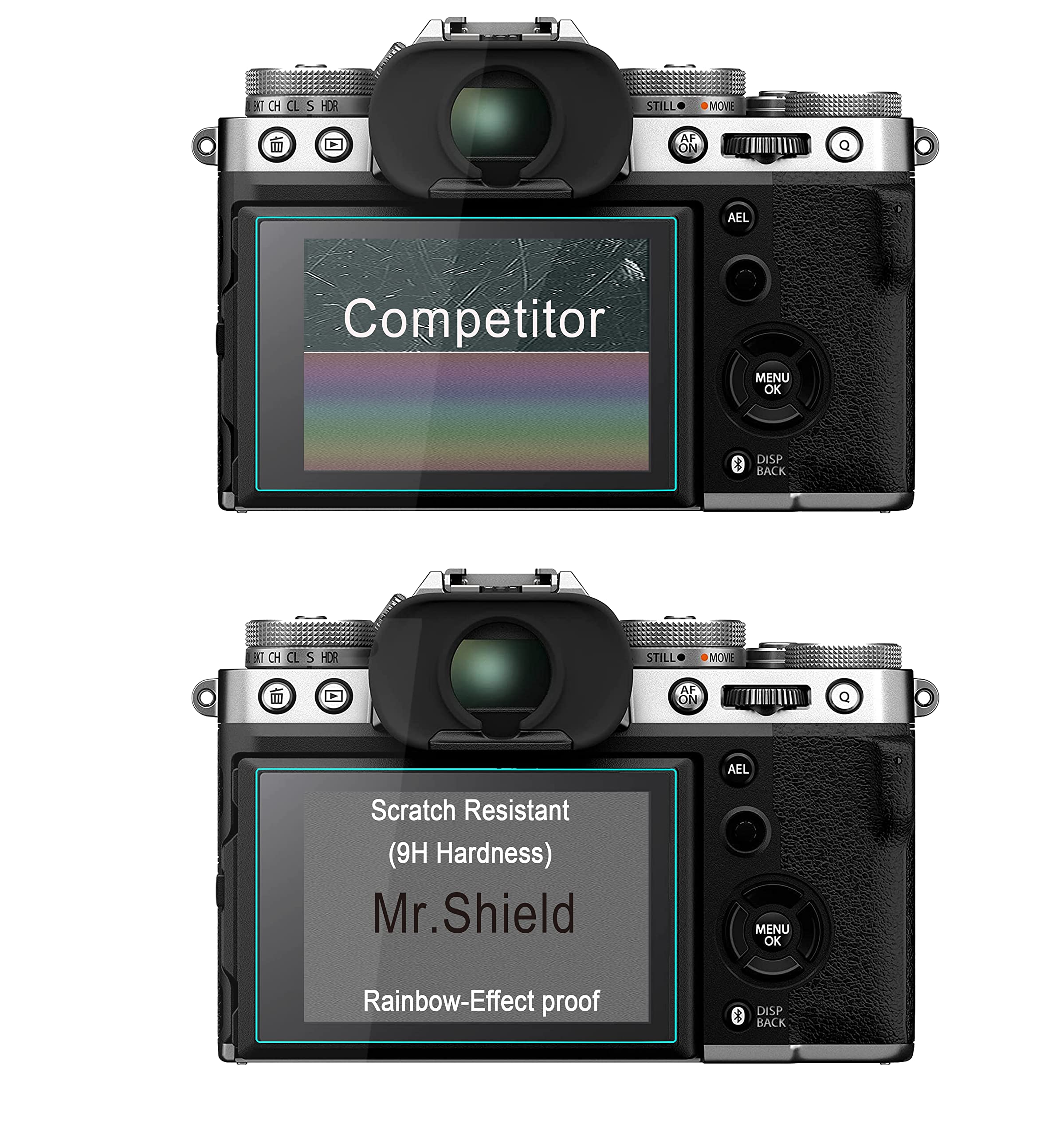 Film De Protection D'écran Pour Fujifilm X-T5 / Fuji XT5 + Dragonne