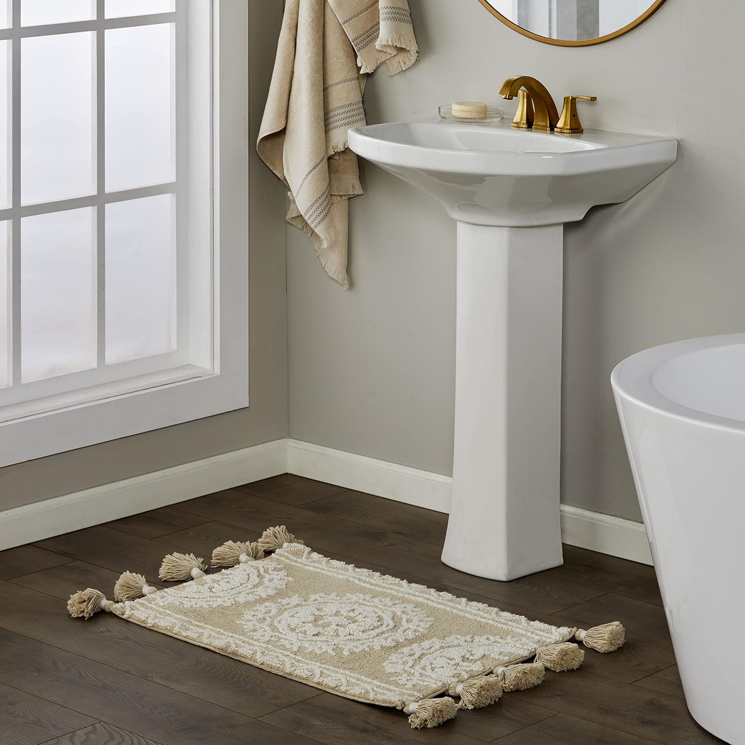 SKL Home Medallia Rug, Natural, 20 inches x 30 inches