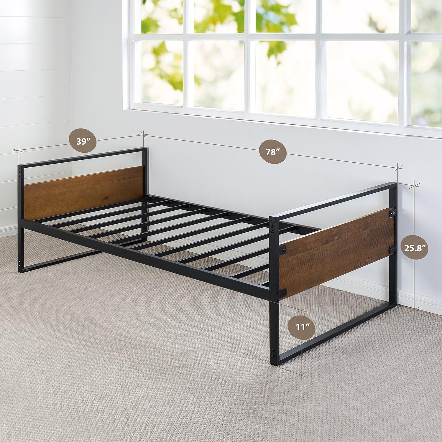 zinus suzanne twin daybed