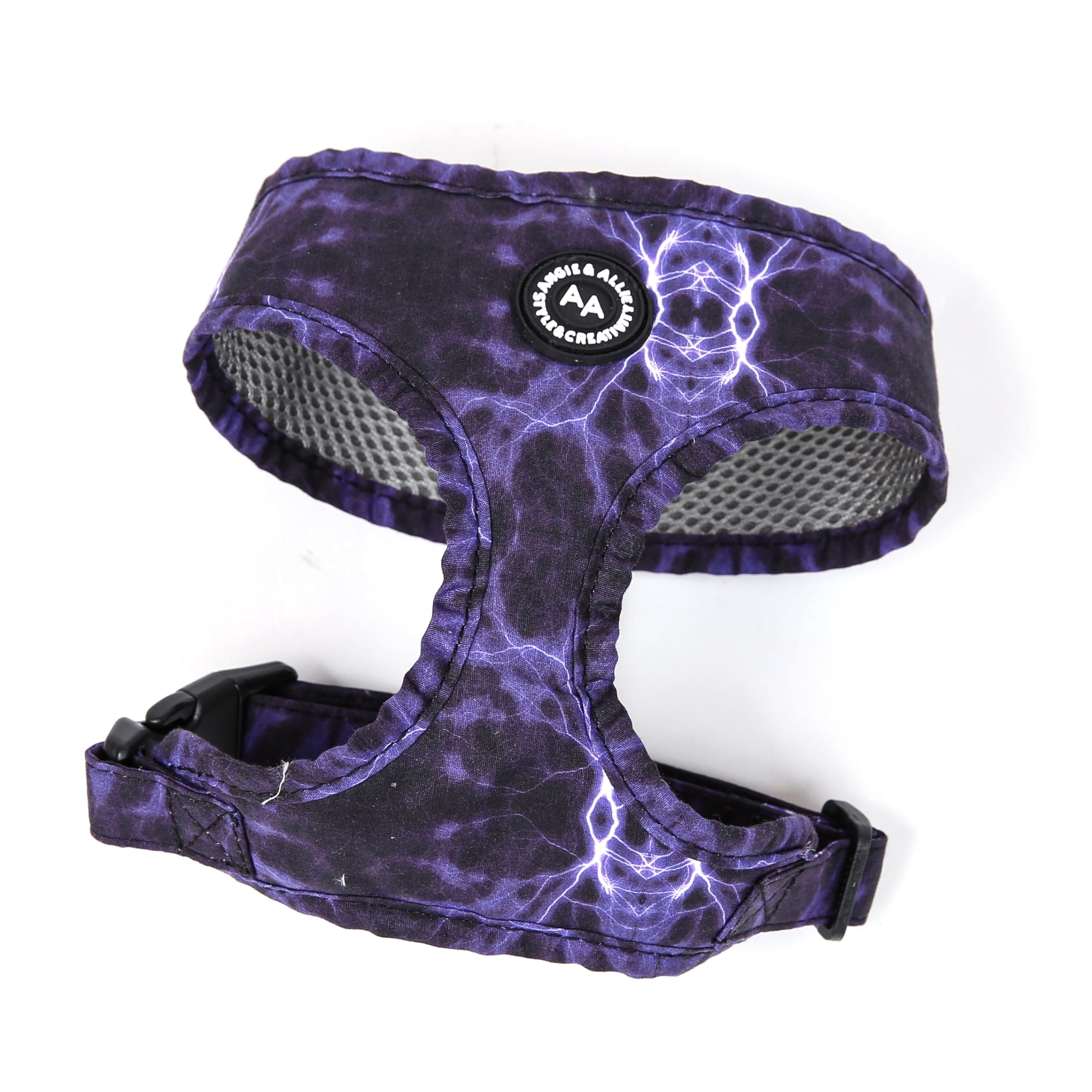 Angie and Allie Organic Cotton Dog Harness,No Pull Pet Harness with Leash D-Ring,Adjustable Soft Padded Dog Vest,Comfortable,Sustainable,Breathable