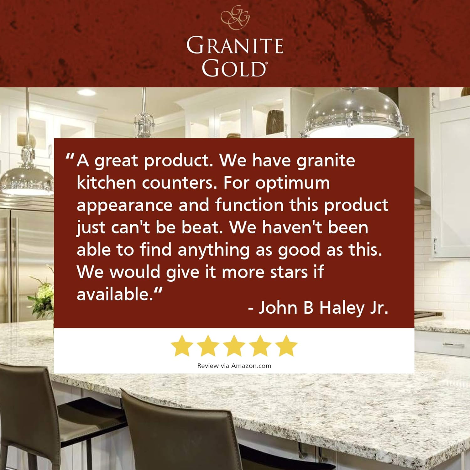 Granite Gold Water-Based Sealing to Preserve and Protect Granite, Marble, Travertine, Natural Stone Countertops-Made in the USA, 24 Fl Oz (Pack of 1) : Everything Else