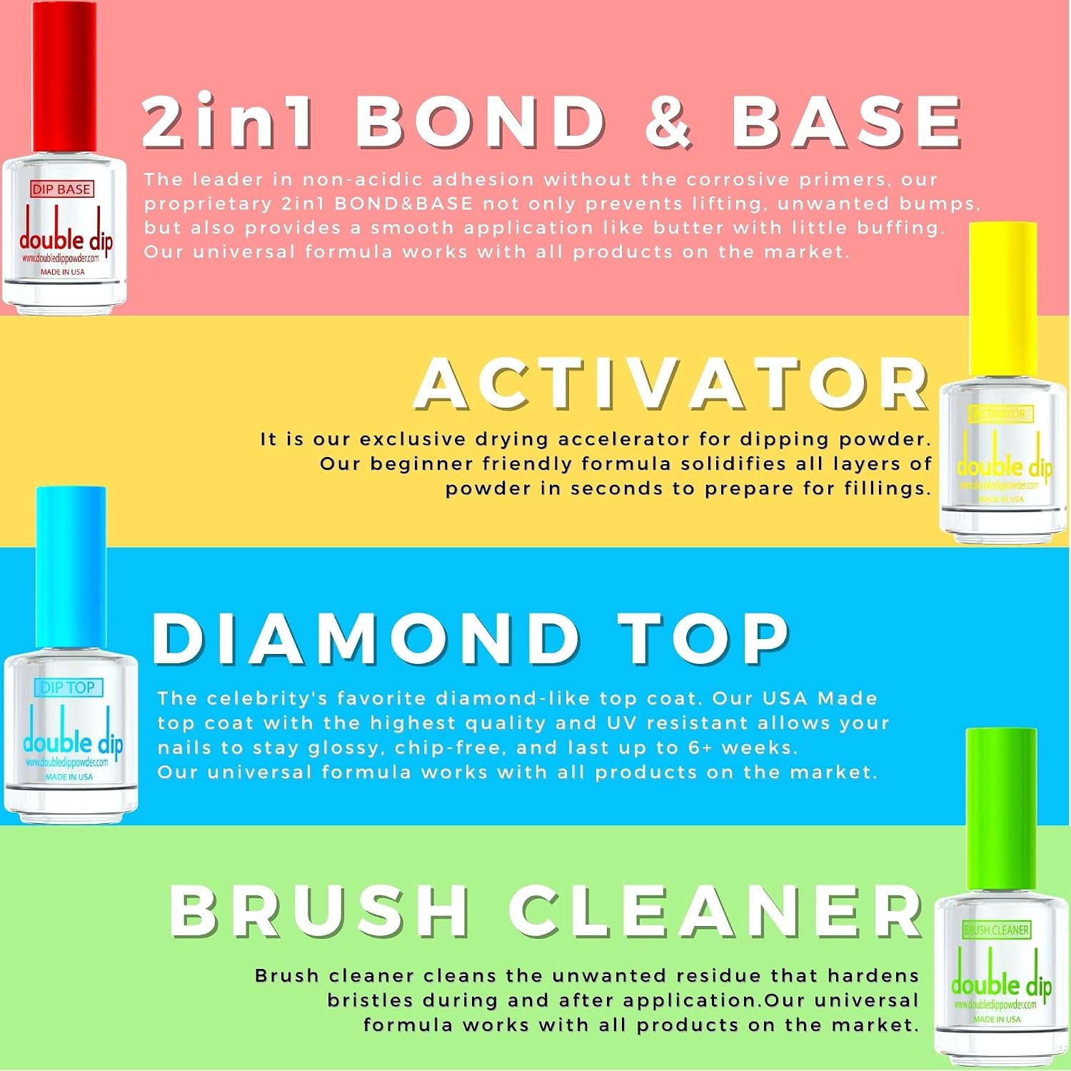 Dipping Powder Starter Kit (Dip Liquid Set)