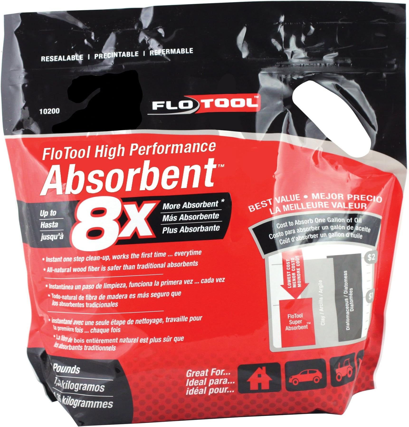Hopkins 10200 FloTool Super-Absorbent, 3lb. Capacity