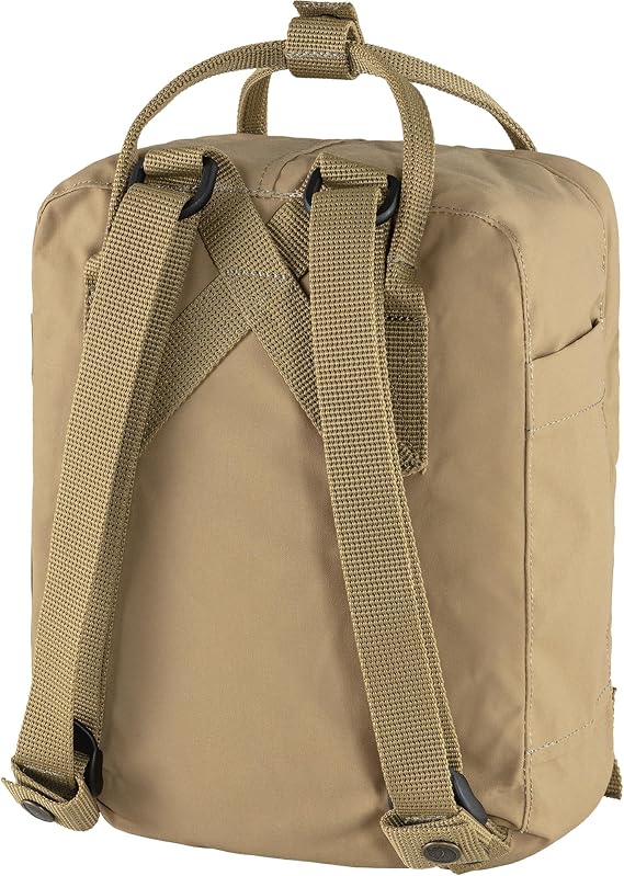 Fjallraven Kanken Mini Backpack - Compact Everyday Carry, Durable Vinylon Fabric - Travel, Clay